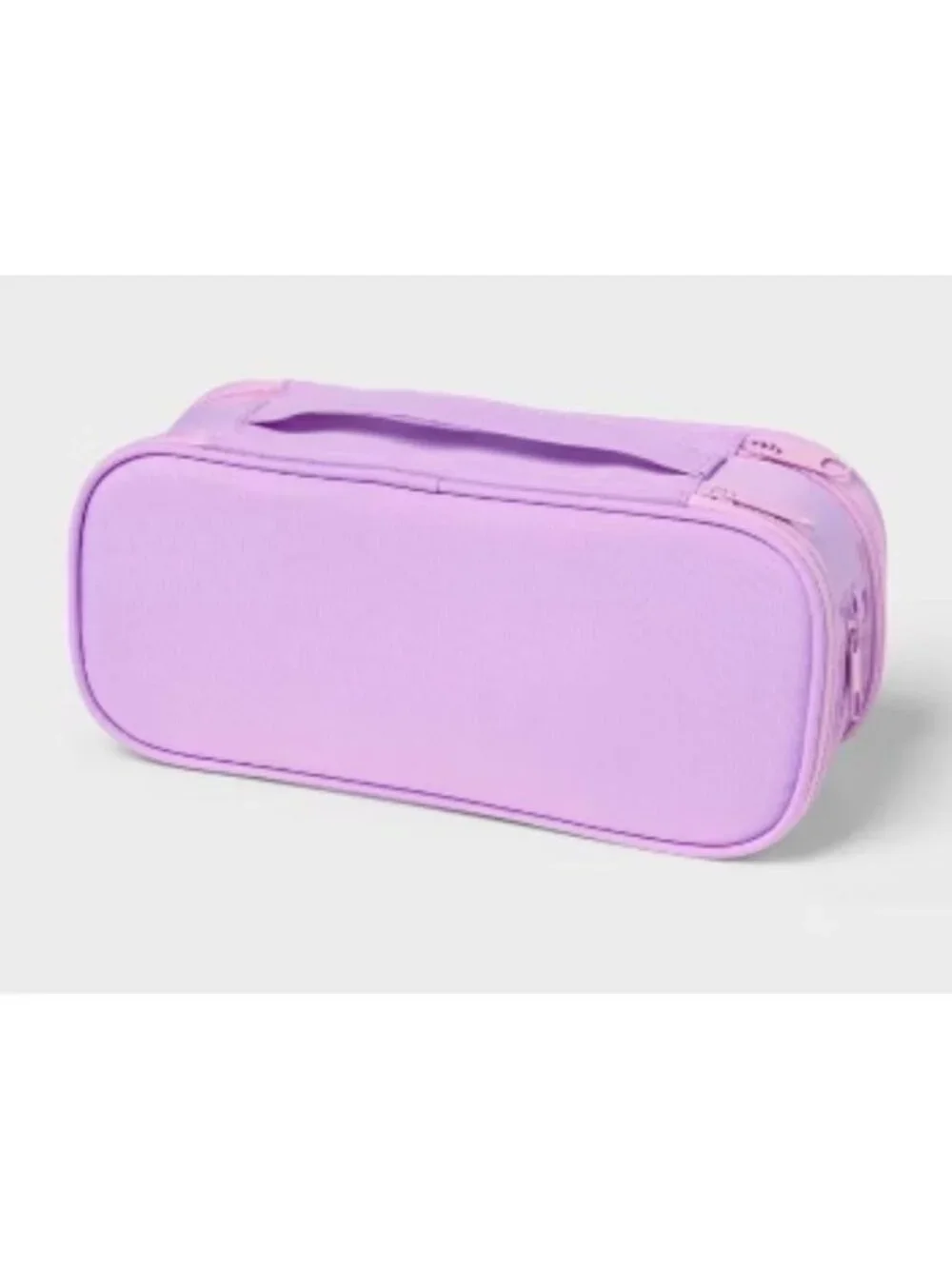 UP&UP Triple Zip Multicompartment Pencil Case Pouch Purple